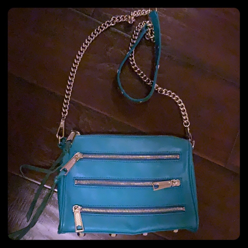 Cute Rebecca minkoff crossbody gold chain